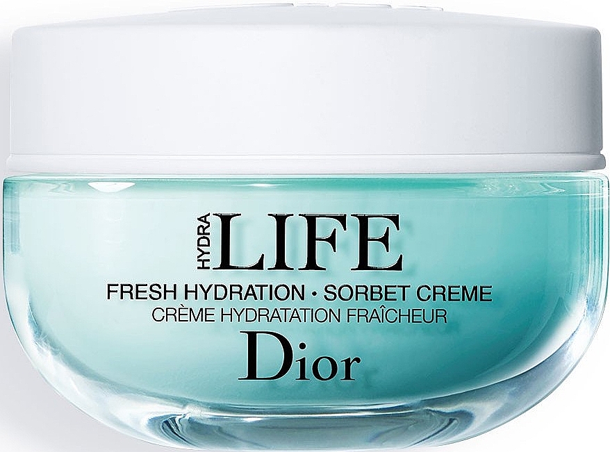 Tief feuchtigkeitsspendende Gesichtscreme mit Malven- und Haberleablätterextrakt - Dior Hydra Life Fresh Hydration Sorbet Creme — Bild N1