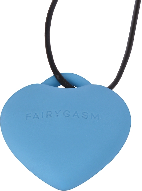 Mini-Vibrator Halskette blau - Fairygasm PleasureStone  — Bild N2