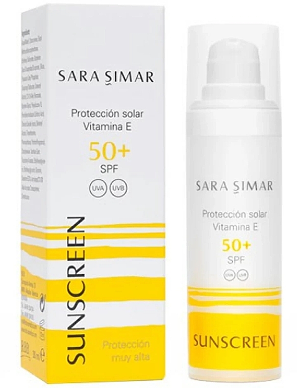 Sonnenschutzcreme für das Gesicht - Sara Simar Sunscreen SPF 50 — Bild N1