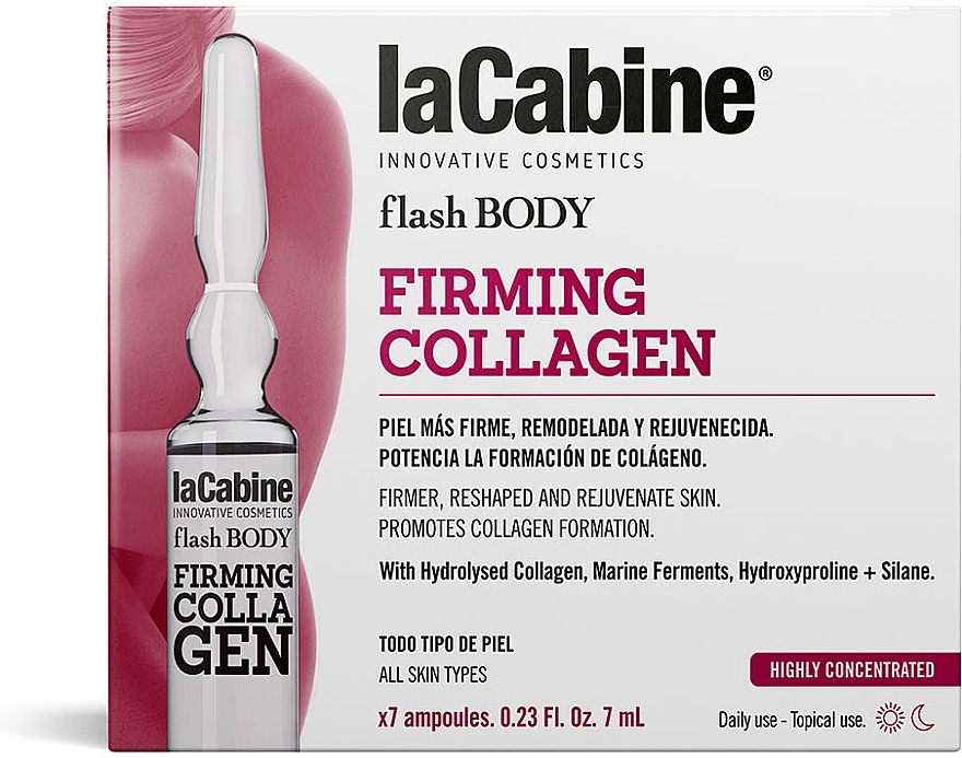 Ampullen für den Körper - La Cabine Flash Body Firming Collagen Ampoules — Bild N1