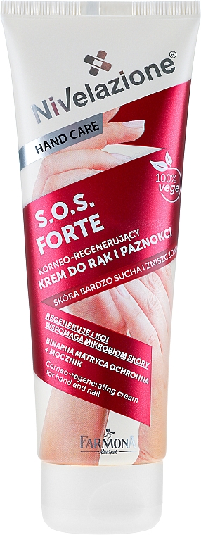 Regenerierende Hand- und Nagelcreme - Farmona Nivelazione S.O.S. Corneo-Regenerating Cream For Hand And Nail