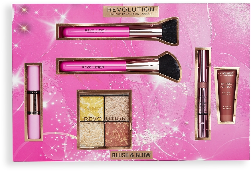 Make-up Set 6 St. - Makeup Revolution Blush and Glow Set — Bild N1