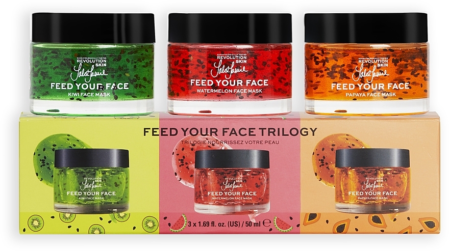 Gesichtspflegeset - Makeup Revolution Skincare X Jake Jamie Fruity Mask Trio — Bild N2