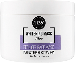 Düfte, Parfümerie und Kosmetik Peel-Off aufhellende Gesichtsmaske - Alesso Professionnel Alginate Luminous Rice Peel-Off Whitening Mask 