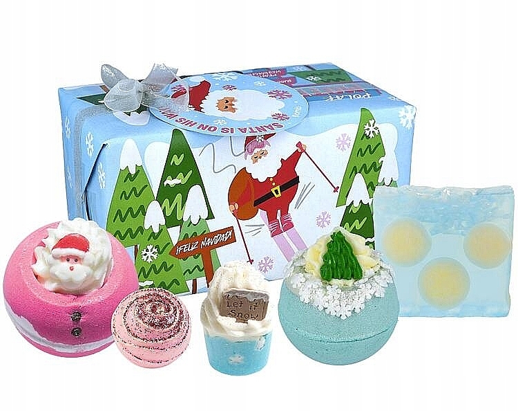 Set 5-tlg. - Bomb Cosmetics Santa's Coming Bath Gift Set — Bild N1
