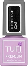 Düfte, Parfümerie und Kosmetik Gummibasis - Tufi Profi Premium Rubber Base Coat