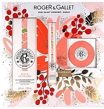Düfte, Parfümerie und Kosmetik Roger&Gallet Fleur de Figuier Wellbeing - Duftset (Duftwasser 100ml + Duftwasser 10ml + Seife 50g) 