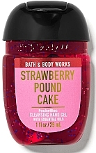 Antibakterielles Handgel Strawberry Pound Cake - Bath and Body Works Anti-Bacterial Hand Gel — Bild N1