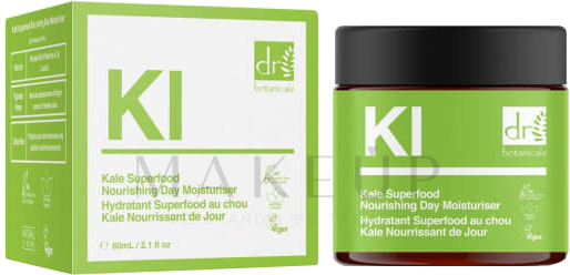 Pflegende und feuchtigkeitsspendende Tagescreme - Dr. Botanicals Kale Superfood Nourishing Day Moisturiser — Bild 50 ml
