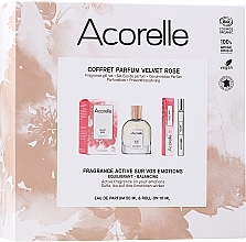 Düfte, Parfümerie und Kosmetik Acorelle Velvet Rose - Duftset (Eau de Parfum 50ml + Eau de Parfum Roll-on 10ml)