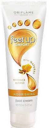 Tiefpflegende Fußcreme - Oriflame Feet Up Comfort Beeswax&Almond Foot Cream — Bild N1