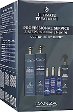Haarpflegeset - L'anza Ultimate Treatment (Shampoo 1000ml + Conditioner 1000ml + Leave-in Conditioner 250ml + 3xBooster 100ml) — Bild N1