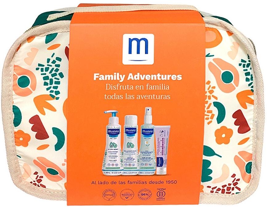 Set 5-tlg. - Mustela Family Adventures Terracotta Suitcase — Bild N1