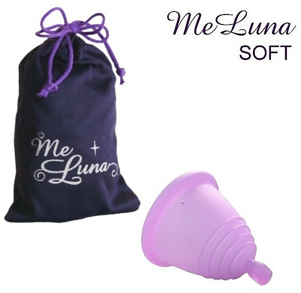 Menstruationstasse Größe L rosa - MeLuna Soft Shorty Menstrual Cup Ball — Bild N1