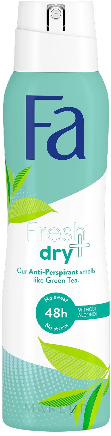 Deospray Grüner Tee - Fa Fresh & Dry Deodorant — Bild 150 ml