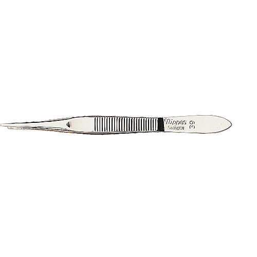 Pinzette mit scharfer Spitze 8 cm  - Nippes Solingen Splinter Tweezer N39  — Bild N1