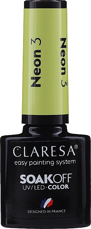 Gel-Nagellack - Claresa Neon SoakOff UV/LED Color — Bild N1