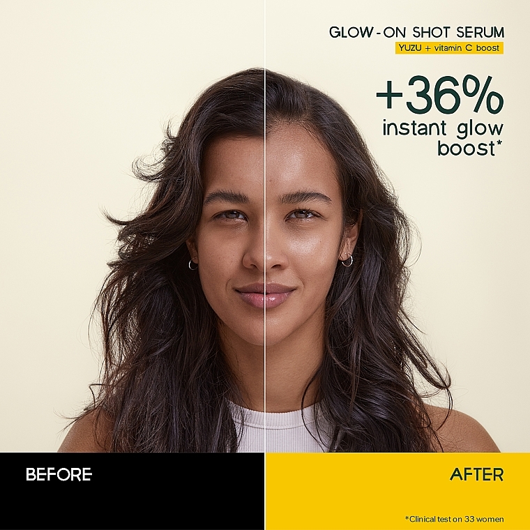 Zweiphasiges Gesichtsserum - Shiseido Waso Yuzu-C Glow-On Shot — Bild N5