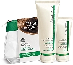 Düfte, Parfümerie und Kosmetik Set - Collistar Special Perfect Hair Travel Kit (shmp/100ml + mask/50ml +bag))