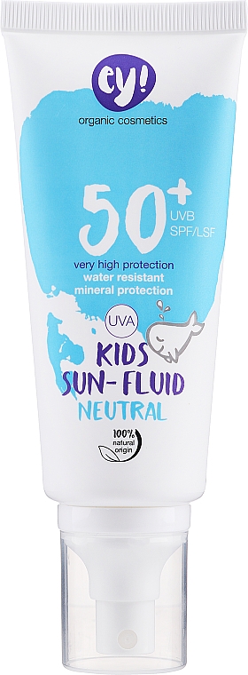Sonnenschutzfluid für Kinder - Ey! Organic Cosmetics Kids Sun Fluid Neutral SPF 50+ — Bild N2