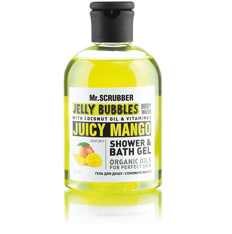 Duschgel - Mr.Scrubber Jelly Bubbles Juicy Mango Shower & Bath Gel — Bild N2