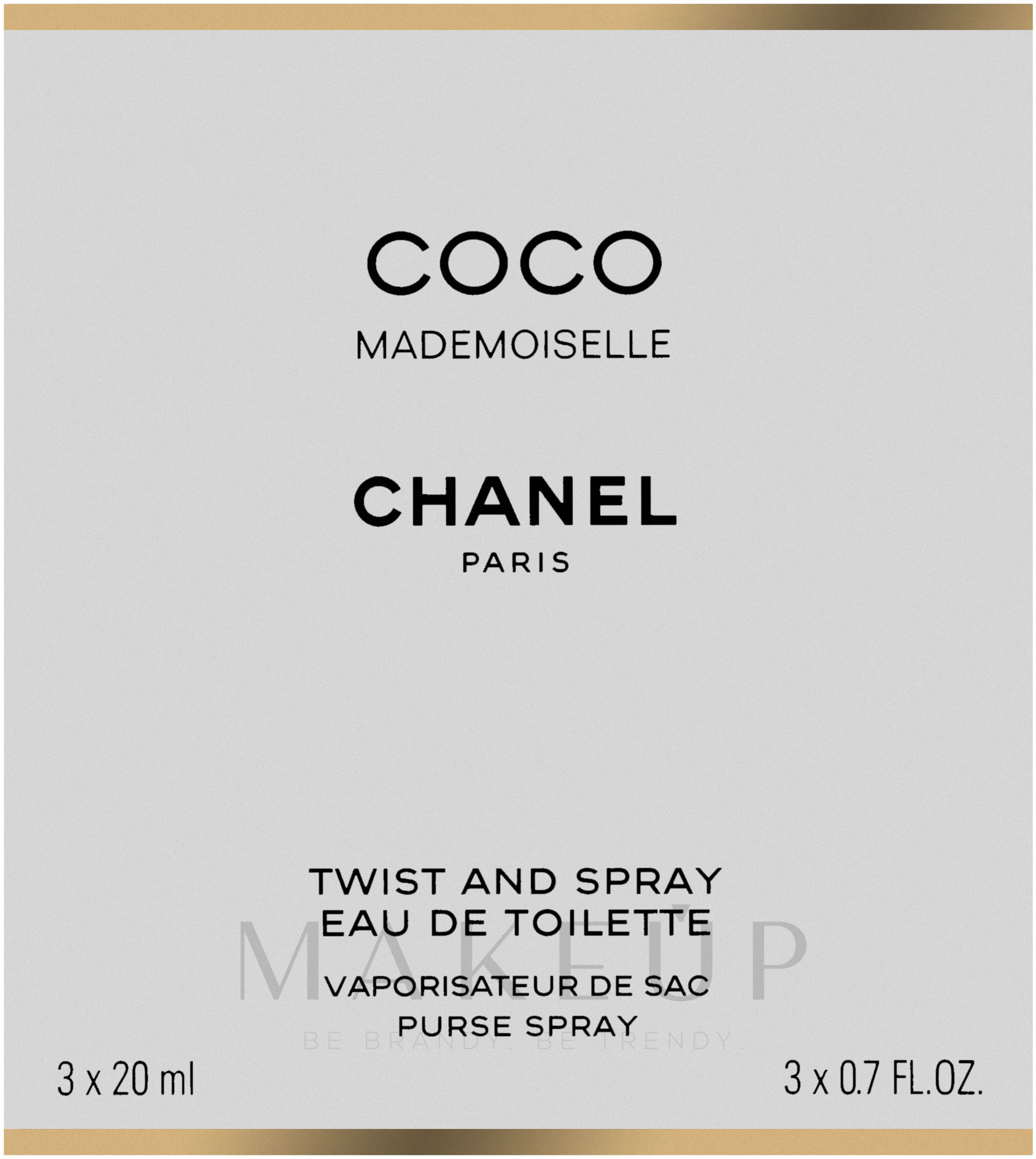 Chanel Coco Mademoiselle - Eau de Toilette (2x20ml Refill + 1x20ml Parfümzerstäuber) — Bild 3x20 ml