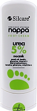 Feuchtigkeitsspendende und regenerierende Fußcreme mit 5% Harnstoff - Silcare Nappa Cream Urea 5% — Bild N1