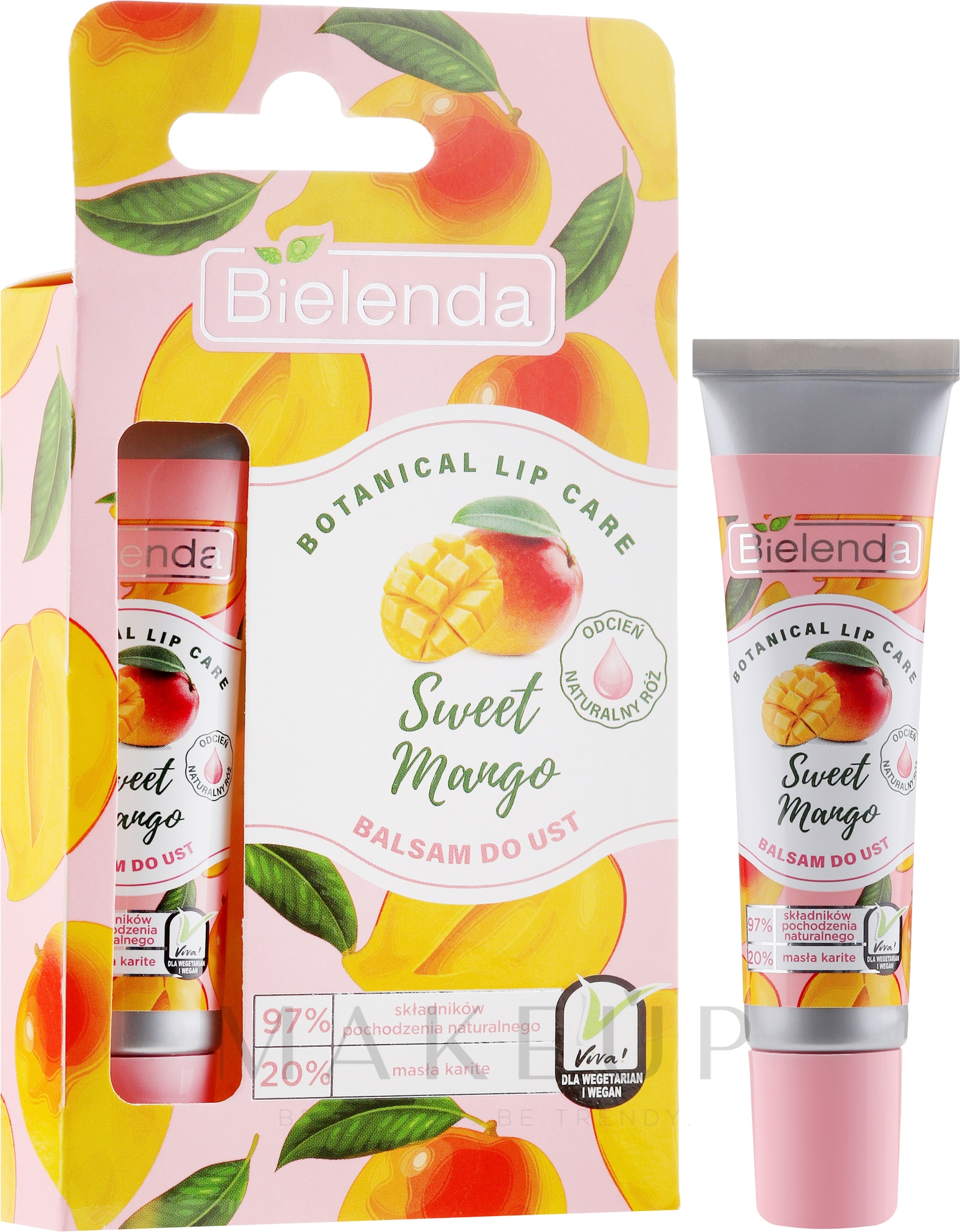 Lippenbalsam Sweet Mango - Bielenda Sweet Mango Lip Balm — Bild 10 g