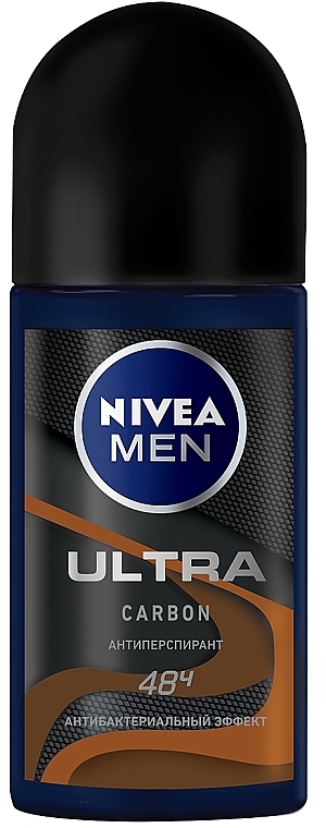 Deo Roll-on Antitranspirant für Männer - Nivea Men Deodorant Ultra Carbon — Bild N1