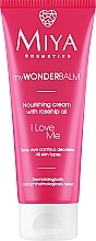 Düfte, Parfümerie und Kosmetik Nährende Gesichtscreme mit Rosenöl und Vitamin E - Miya Cosmetics My Wonder Balm I Love Me Face Cream