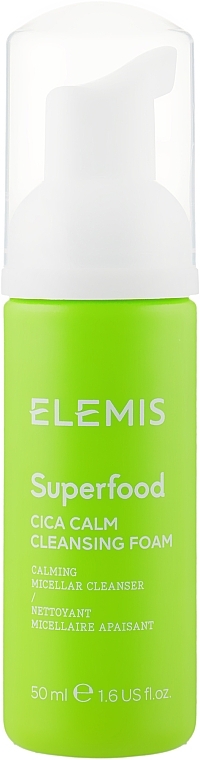 GESCHENK! Reinigungsschaum mit Centella Asiatica-Extrakt - Elemis Superfood CICA Calm Cleansing Foam (Tester)  — Bild N1