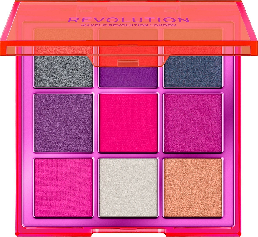 Lidschattenpalette 9 Farben - Makeup Revolution Viva Neon — Bild N1