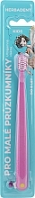 Düfte, Parfümerie und Kosmetik Kinderzahnbürste extra weich bis zu 8 Jahre rosa - Herbadent Kids Toothbrush