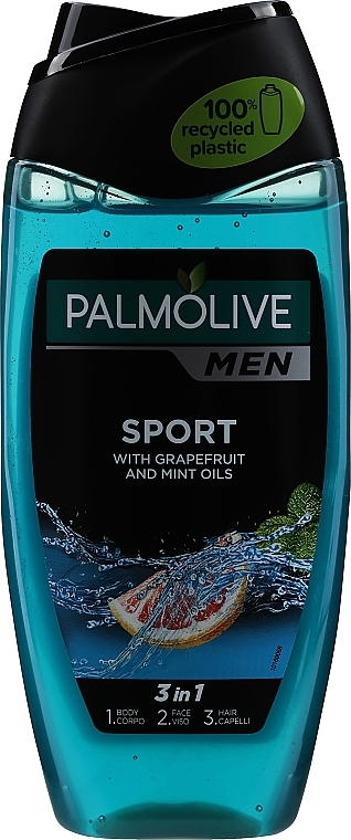 3in1 Duschgel für Männer - Palmolive Sport Naturals With Grapefruit And Mint Oils