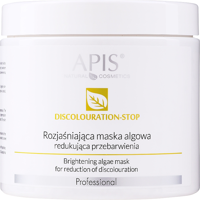 Aufhellende Gesichtsmaske gegen Verfärbungen - APIS Professional Discolouration-Stop Brightening Algae Mask For Reduction of Discolouration — Bild N3