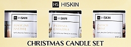 Düfte, Parfümerie und Kosmetik Kerzenset - HiSkin Christmas Set (Kerze 3x100ml) 