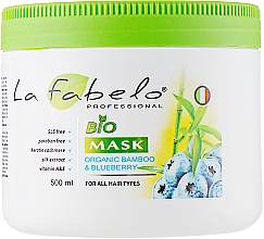 Düfte, Parfümerie und Kosmetik Bio-Maske mit Bambus- und Heidelbeerextrakt - La Fabelo Bio Mask