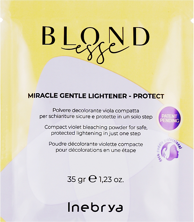 Bleichpulver - Inebrya Blondesse Purple Bleaching Powder Compact — Bild N1
