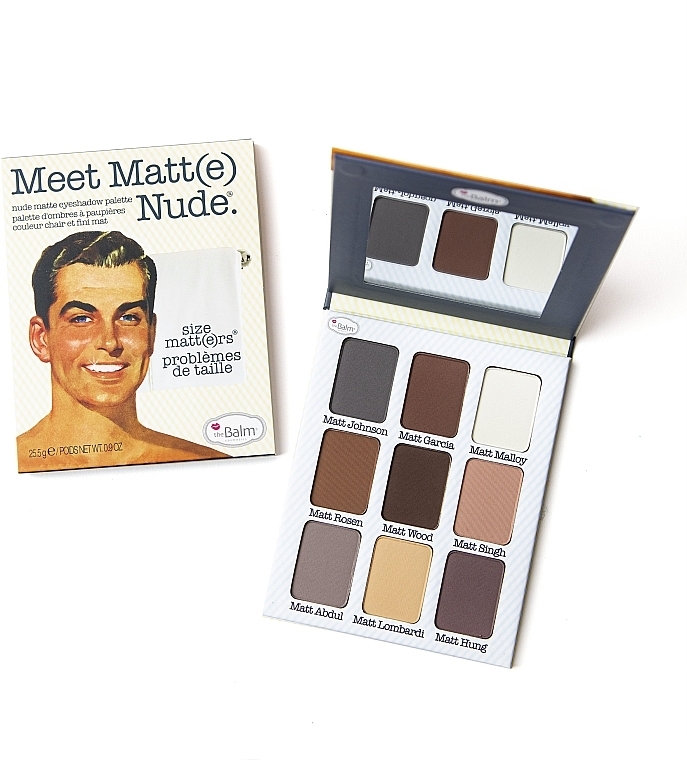 Lidschatten-Palette - theBalm Meet Matt(e) Nude Matte Eyeshadow Palette — Bild N2