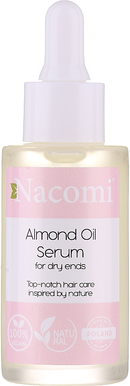 Haarserum - Nacomi Natural With Sweet Almond Oil Serum — Bild N1