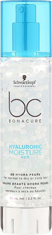 BB Creme für normales bis trockenes Haar - Schwarzkopf Professional BC Hyaluronic Moisture Kick BB Hydra Pearl — Bild N1