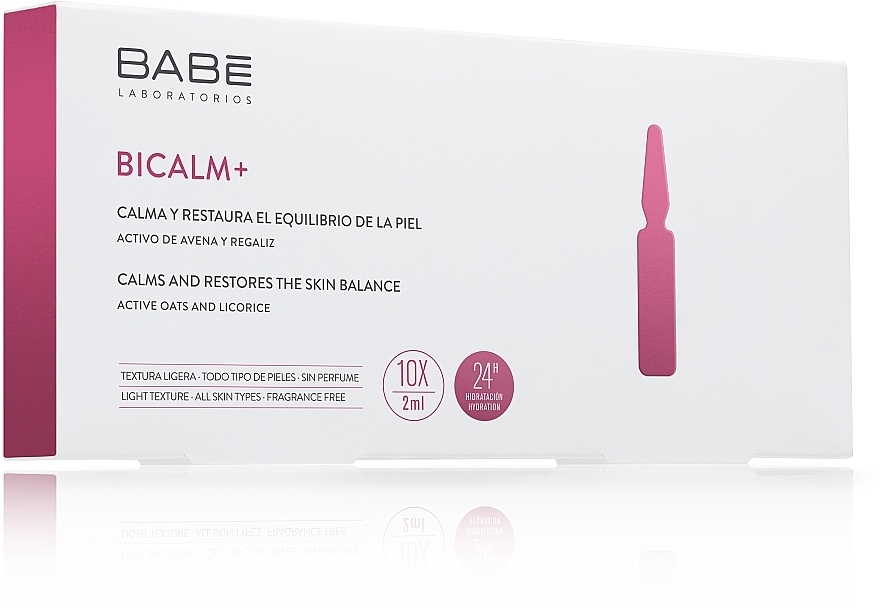 Konzentrierte Ampullen für alle Hauttypen - Babe Laboratorios Bicalm+ — Bild N1