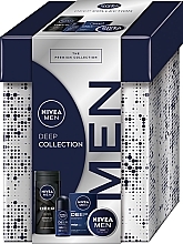 Körperpflegeset - NIVEA MEN Deep Collection (Deo Roll-on 50ml + Duschgel 250ml + Creme 75ml + After Shave Lotion 100ml) — Bild N1