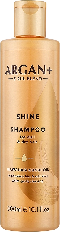 Reparierendes Shampoo mit Arganöl für stumpfes und trockenes Haar - Argan+ Shine Shampoo Hawaiian Kukui Oil — Bild N1