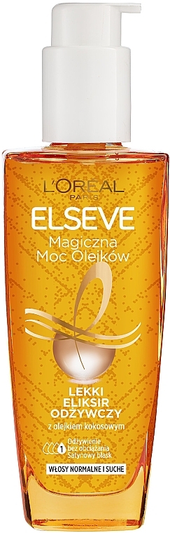 Haaröl mit Kokosnuss - LOreal Elseve Magical Power Of Oils Coconut Hair Oil — Bild N1