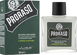 Bartpflegeset - Proraso Cypress & Vetyver Beard Kit (Balsam 100ml + Shampoo 200ml + Öl 30ml) — Bild N6