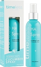 Erfrischender und feuchtigkeitsspendender Gesichtsnebel - Timeless Skin Care HA Matrixyl 3000 Cucumber Spray — Bild N2