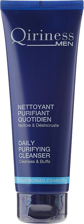 Gesichtsreinigungsgel für normale und Mischhaut - Qiriness Men Daily Purifying Cleanser — Bild N1