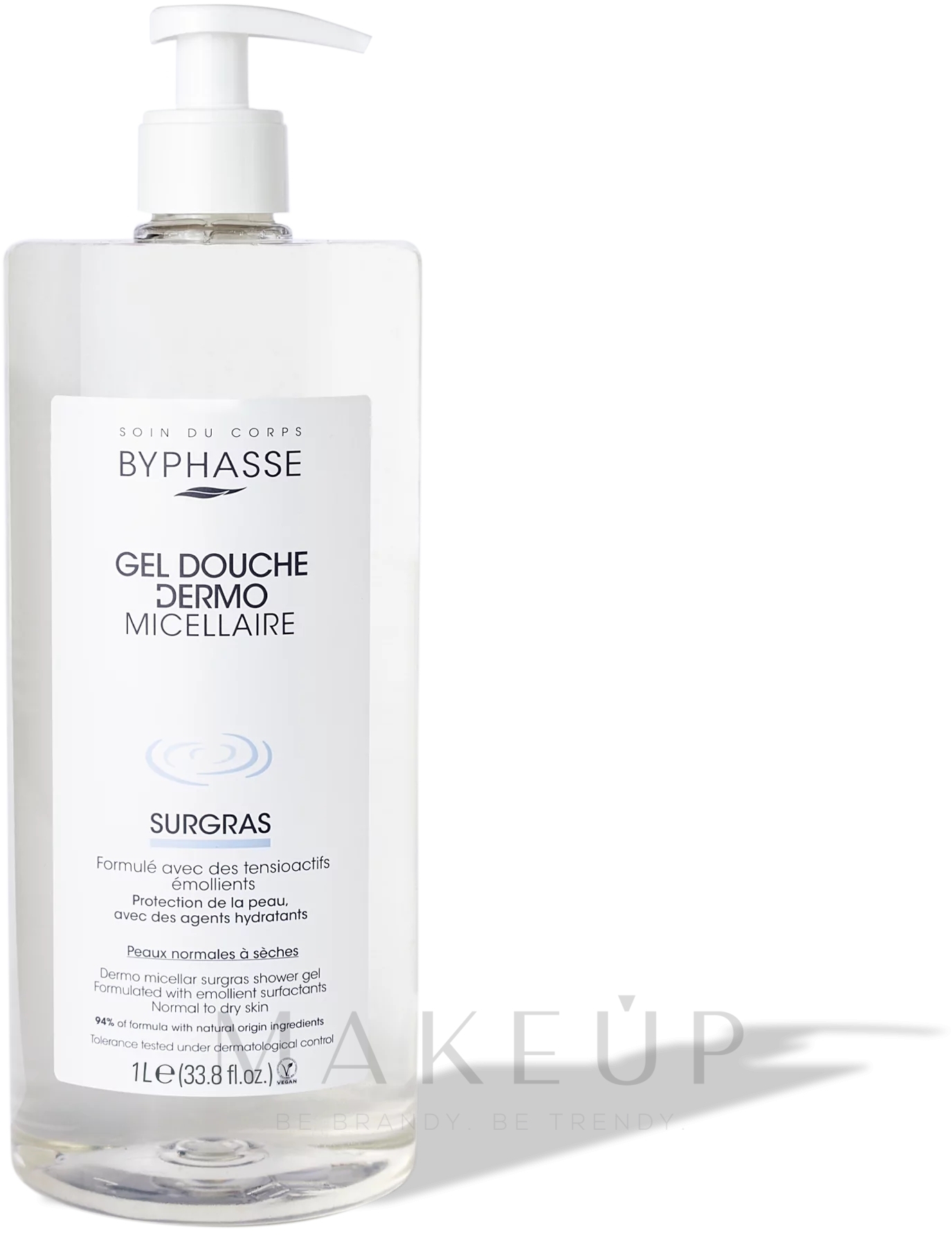 Duschgel für normale bis trockene Haut - Byphasse Surgras Comfort Dermo Shower Gel Normal To Dry Skin — Bild 1000 ml