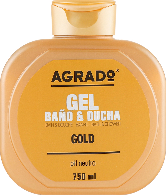 Duschgel Gold - Agrado Gold Bath and Shower Gel — Bild N1